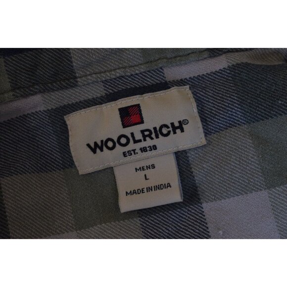 Worrrn Menswear Y2K All Cotton Woolrich shirt  size‎ L - Picture 7 of 12